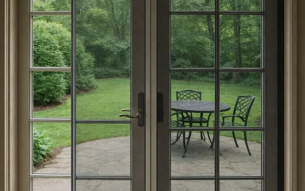 French Window Screen What Are French Door Screens and Why Do You Need Them?-Fly Mesh Systems